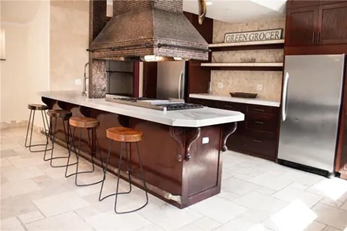 Kitchen counter and fridges